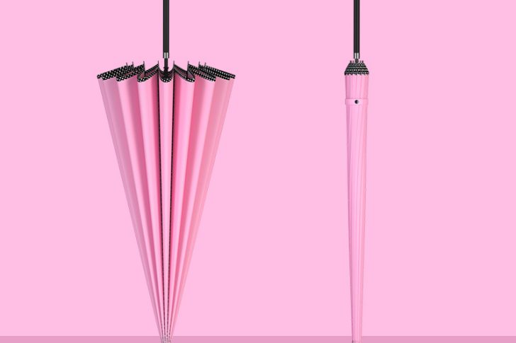 16k Long Handle Straight Rod Bridal Wedding Outdoor Umbrella (5)