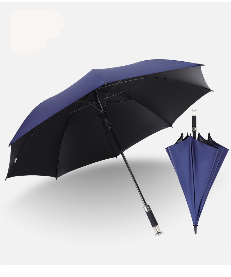 All Fiber Long Handle Automatic Control Golf Umbrella (1)