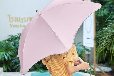 Creative Rounded Flower-Shaped Long Handle Straight Umbrella (2)