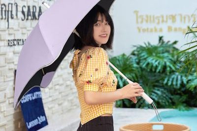Creative Rounded Flower-Shaped Long Handle Straight Umbrella (3)