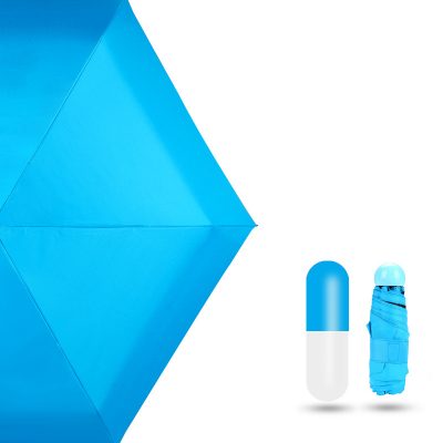 Customized Mini Sun Protection Capsule Vinyl Umbrella (4)
