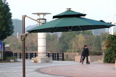 Leisure Outdoor Sunshade 3m Roman Folding Sun Umbrella (2)