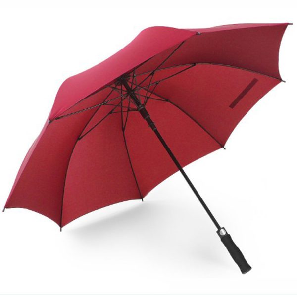 Long Handle Straight Vinyl Sunshade Golf Umbrella (7)