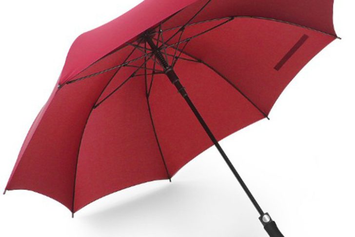 Long Handle Straight Vinyl Sunshade Golf Umbrella (7)