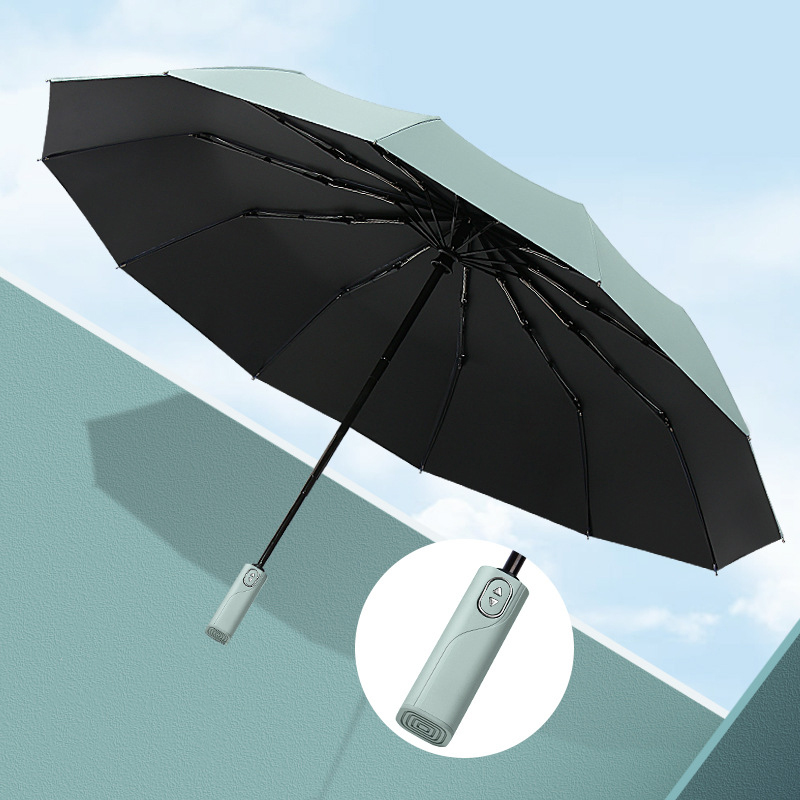 Rain And Sun DualUse Automatic Folding Umbrella Customization