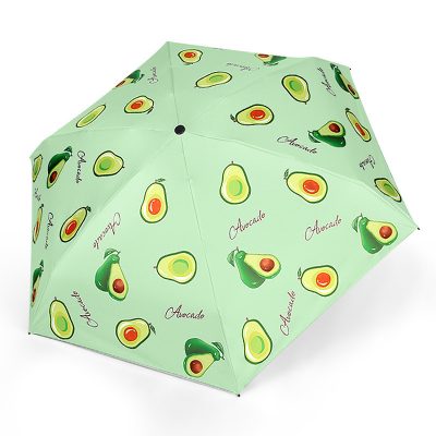 Small And Portable Customizable Sunny Rain Fruit Umbrella (1)