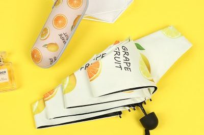 Small And Portable Customizable Sunny Rain Fruit Umbrella (4)