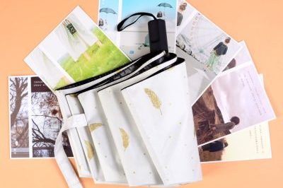 Small Fresh Sunscreen And Anti-Ultraviolet Vinyl Sunshade Umbrella (2)