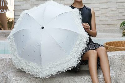 Spot Wholesale Thick Vinyl Sunscreen Umbrellas For Ladies (4)