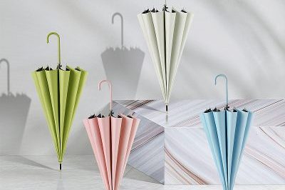 Straight Advertising Umbrella For Sunshade And Rain (5)