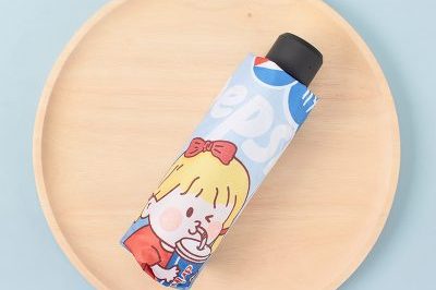 Tri-Fold Manual Vinyl Sunscreen Umbrella (5)