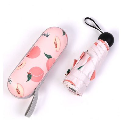 Women’s Portable Capsule Five-Fold Umbrella (3)