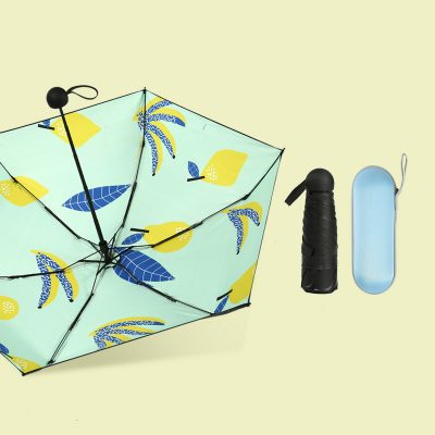 Women’s Portable Capsule Five-Fold Umbrella (6)