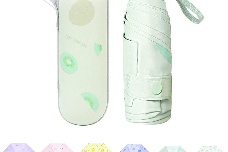 Lover Mini Windproof Folding Automatic Travel Umbrella (4)
